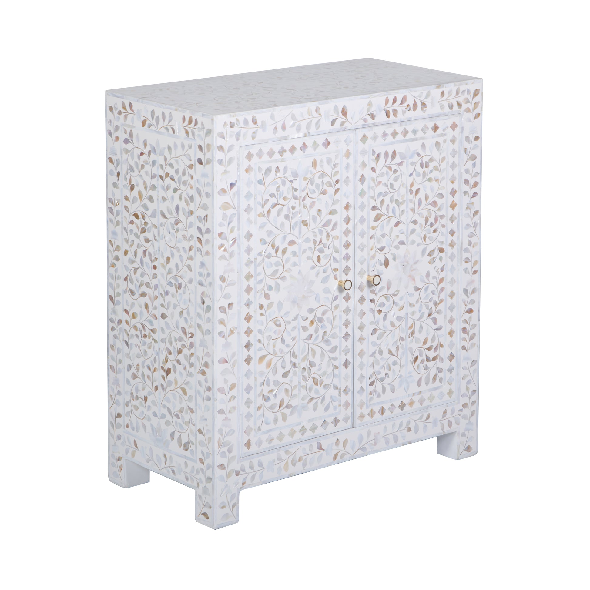Thea Mother of Pearl Inlay Cabinet