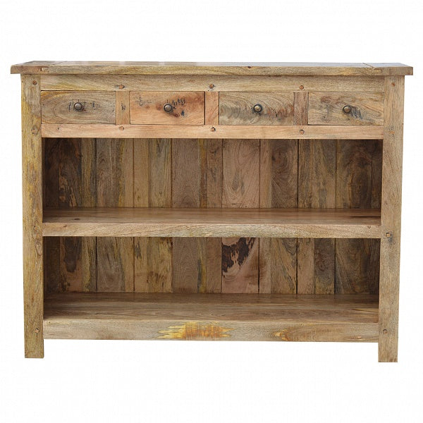 Allison Carved Wooden Console Table