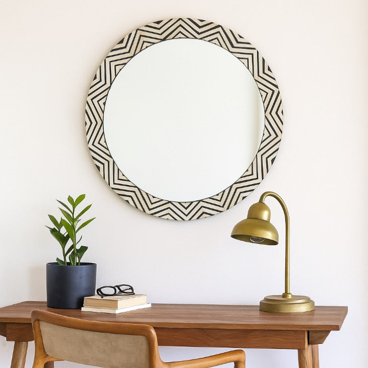 Shea Bone Inlay Mirror