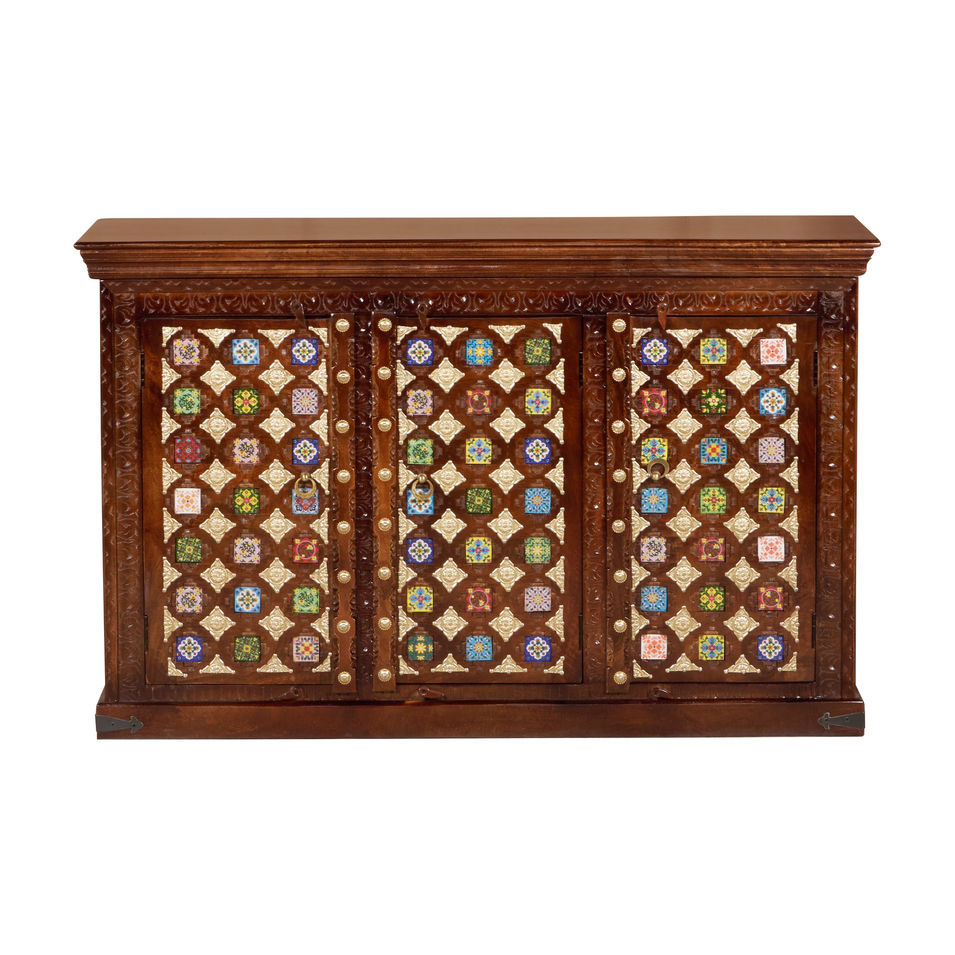 Isabella Hand Carved Wooden Sideboard