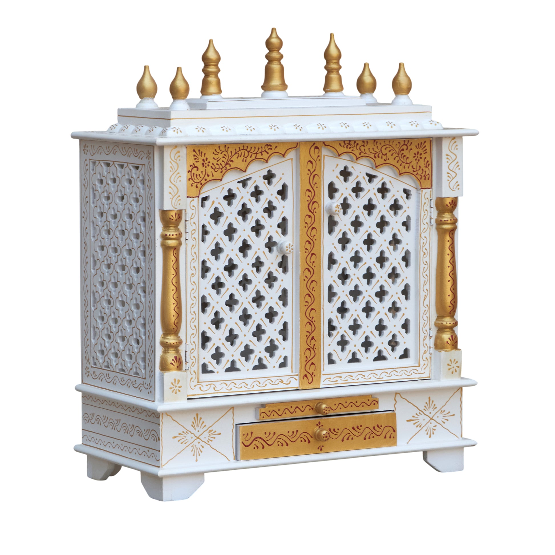 Durga Wooden Carved Mandir