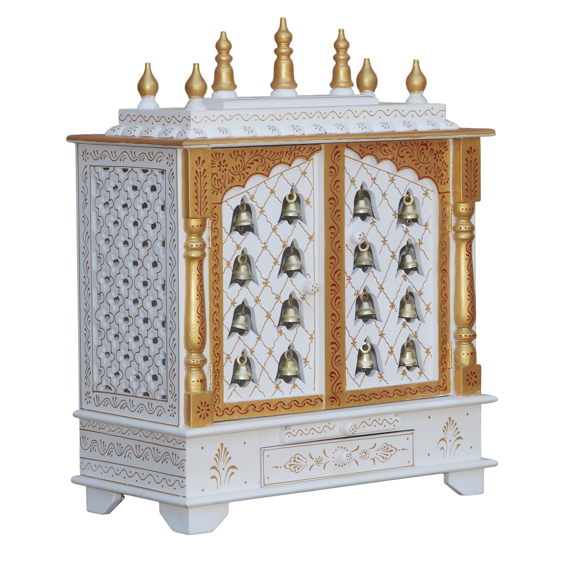 Ridhi Wooden Carved Mandir