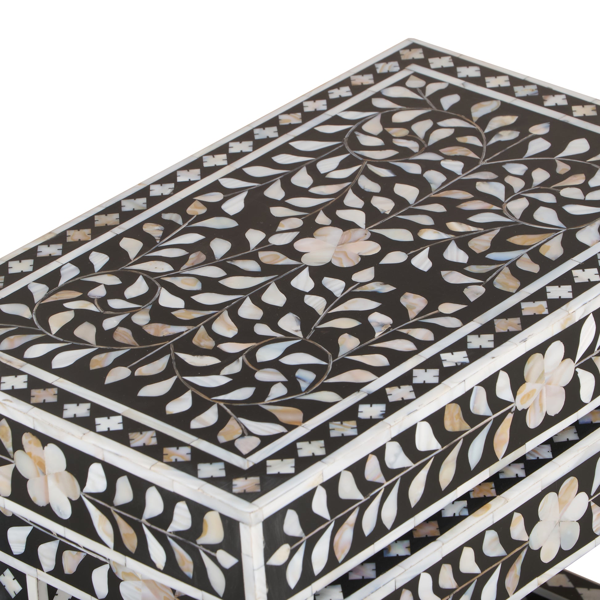 Sasha Mother of pearl Inlay Bedside