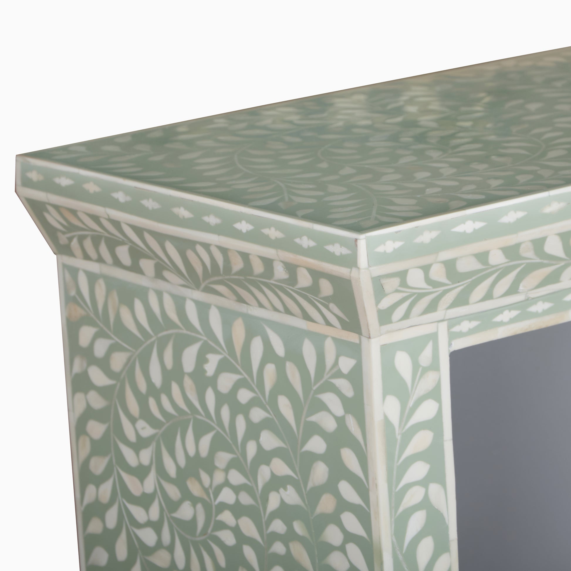 Jaxon Bone Inlay Book Shelf