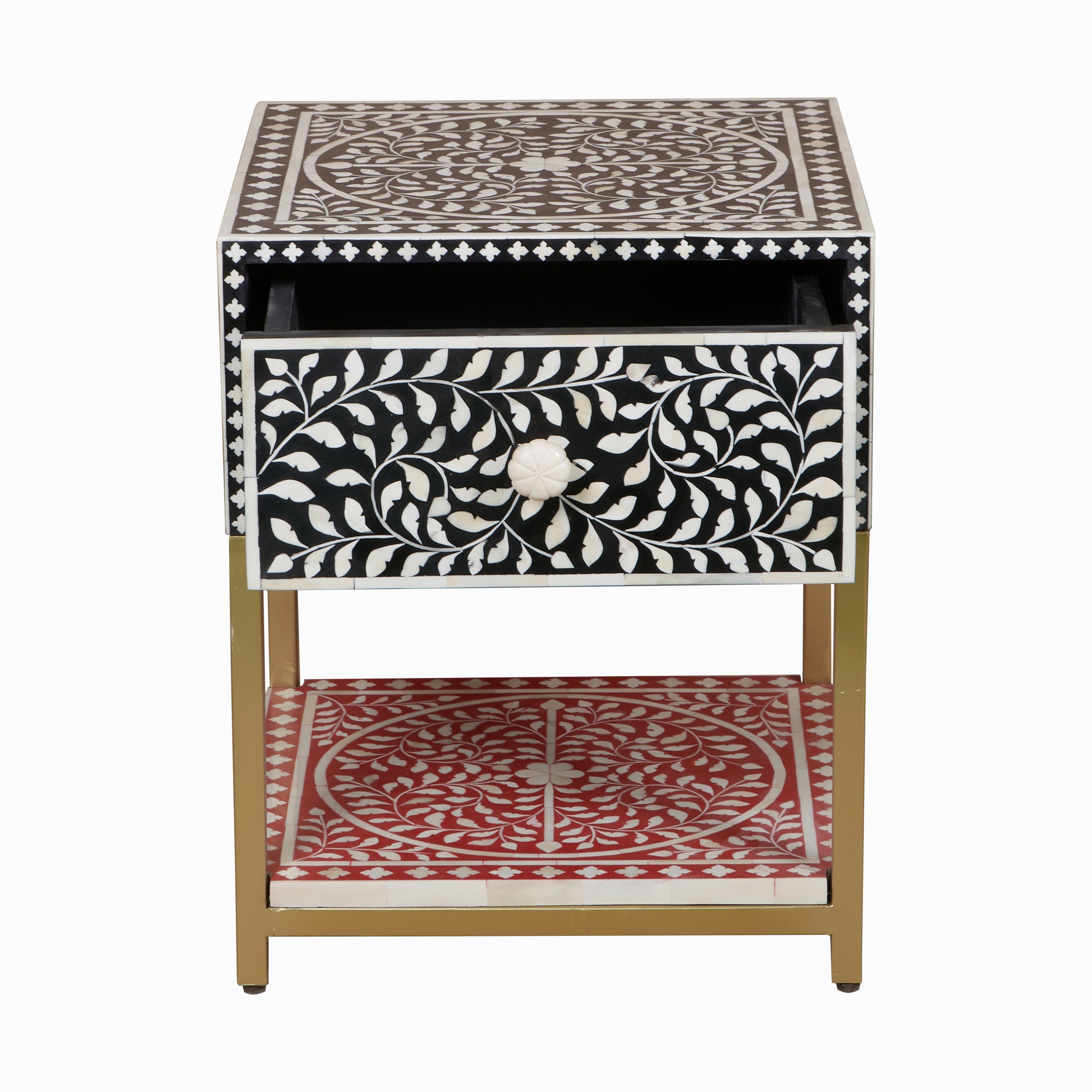 Ankit Bone Inlay Bedside
