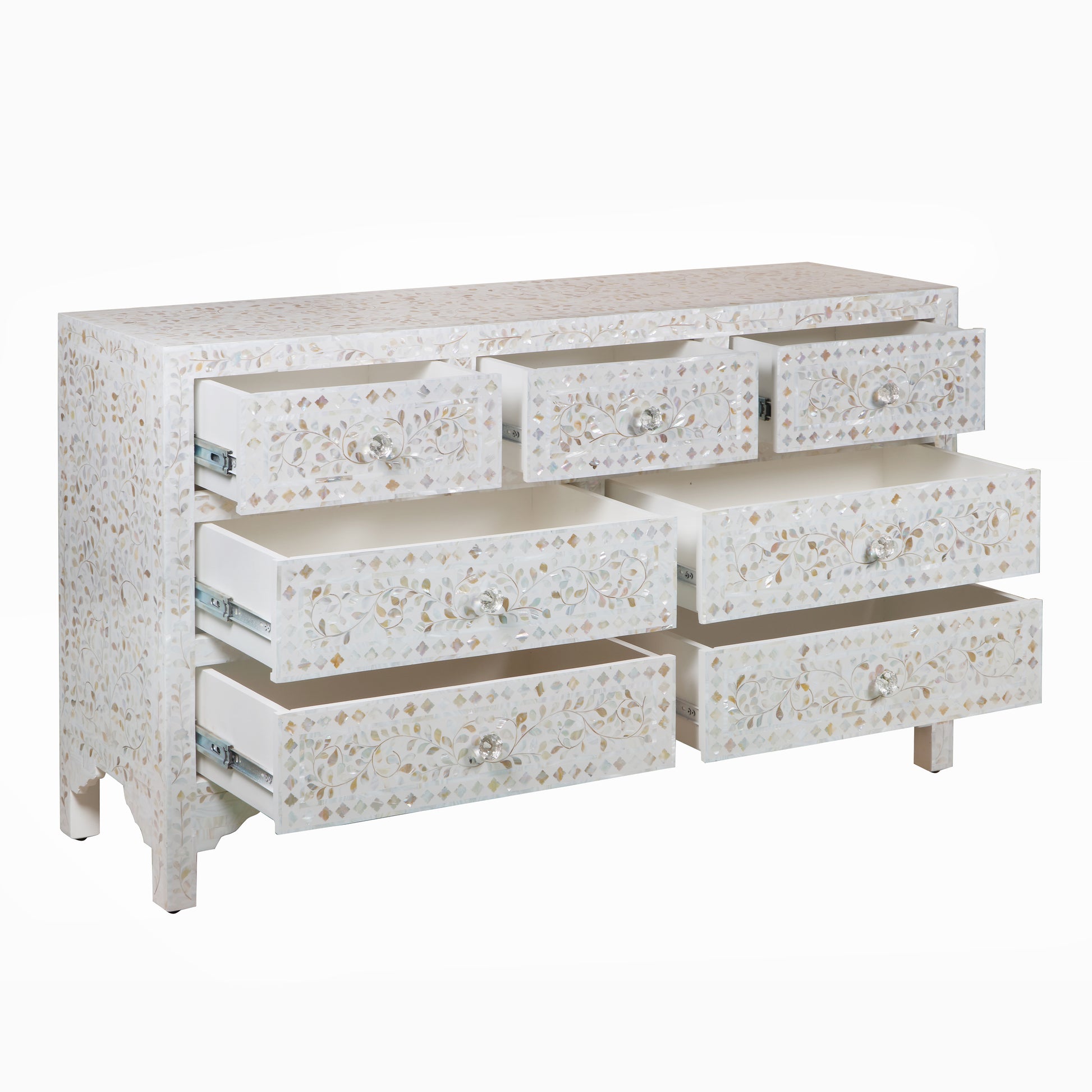 Evan Mother of Pearl Inlay Dresser