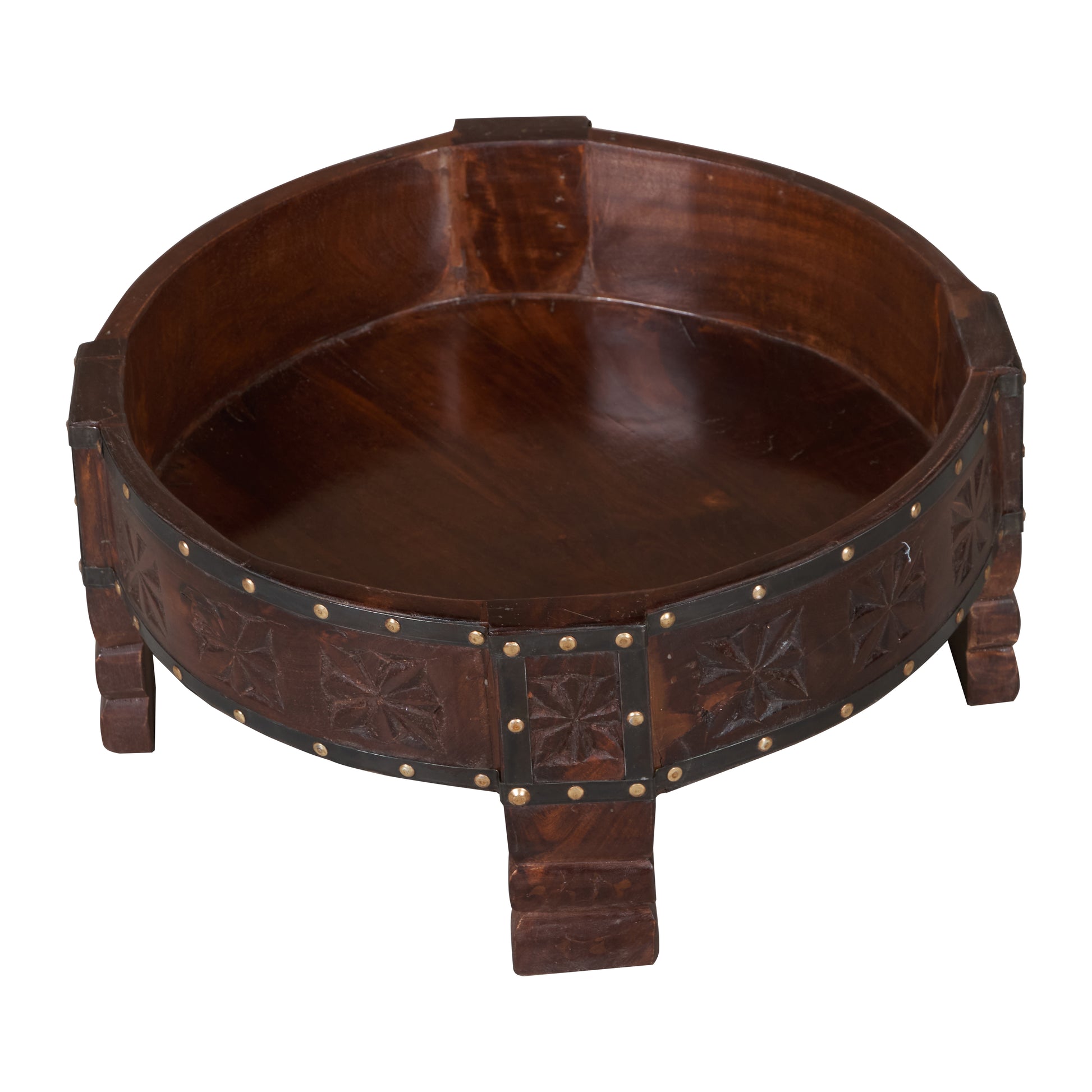 Luna Carved Chakki Table