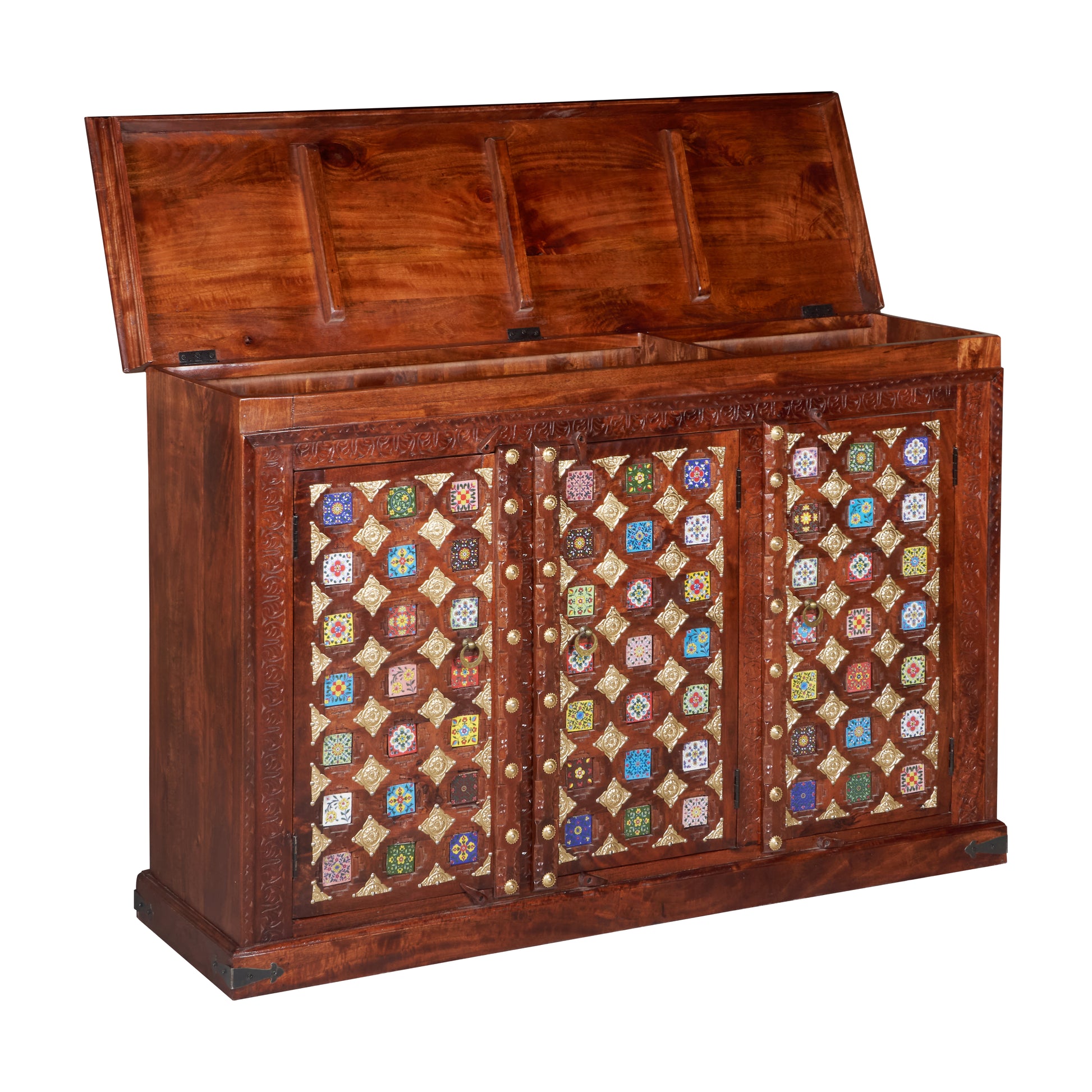 Andrew Hand Carved Wooden Sideboard