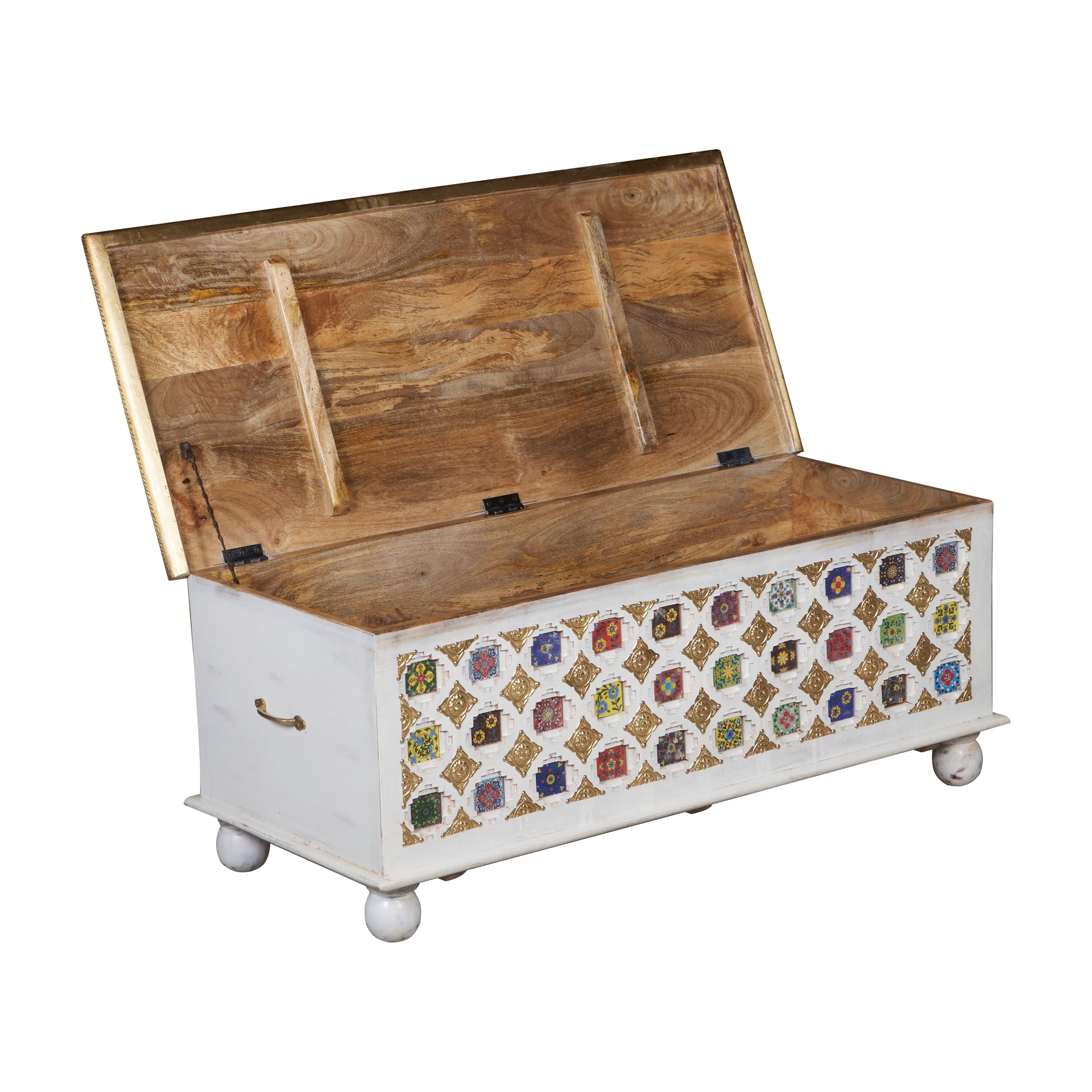 Zaynee Brass & Tile Heritage Trunk