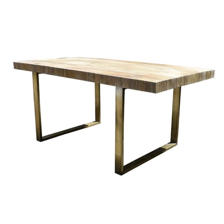 Carloe Hand Carved Wooden Dinning Table