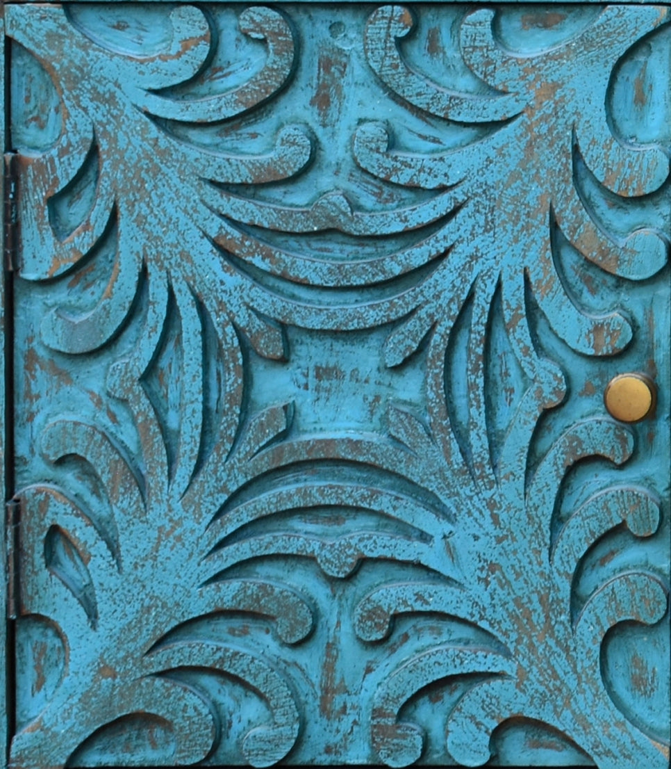 Dutton Wooden Hand Carved TV Cabinet