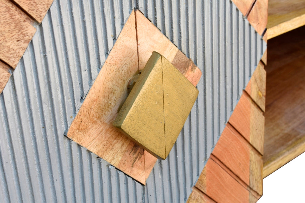 Wendy Hand Carved Wooden TV Console