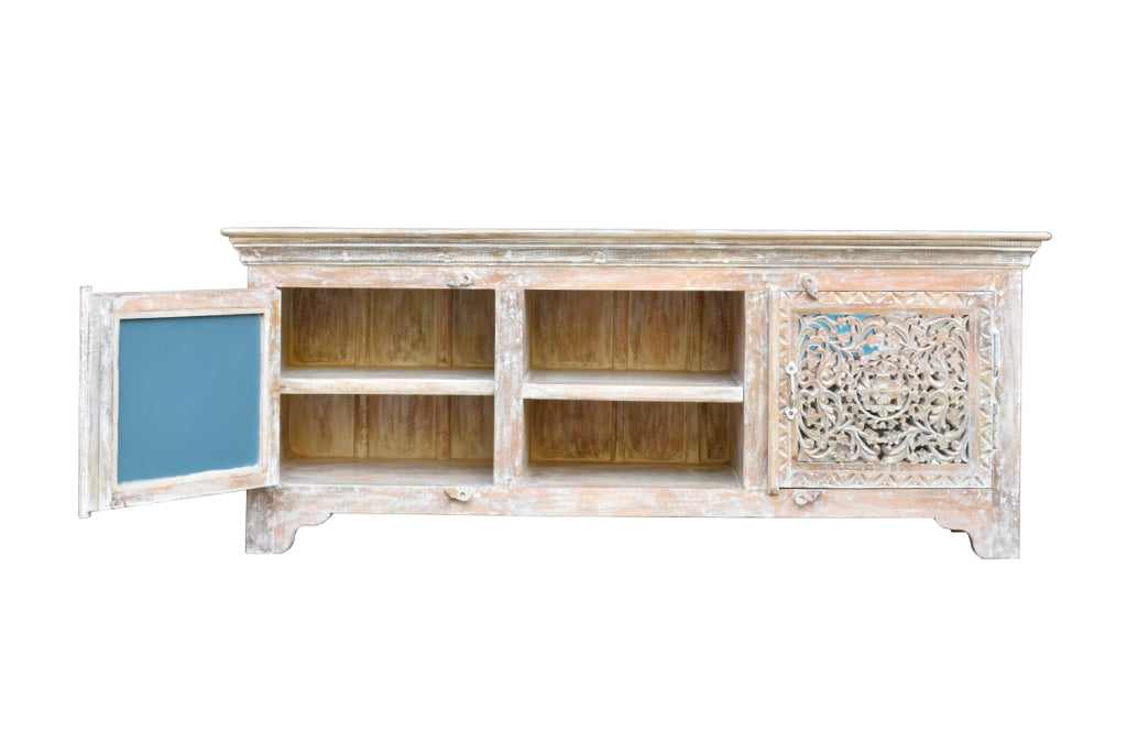 Scott Wooden Hand Carved TV Cabinet