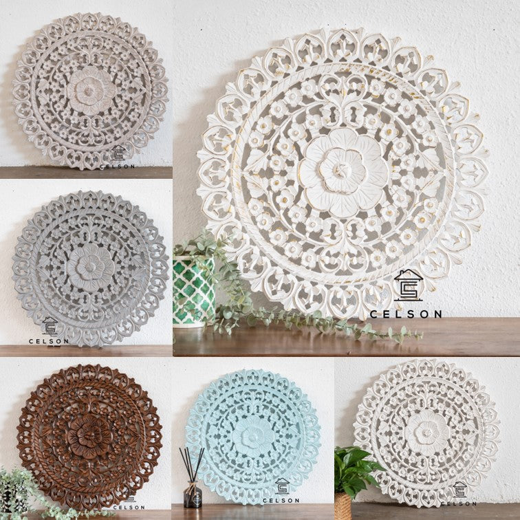 Niama Carved Wall Panel