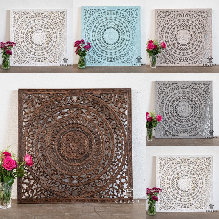 Liza Carved Wall Panel 90cm