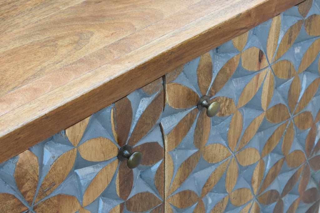 Sofia Carved Wooden Chest