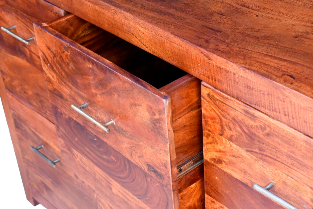 Adler Carved Wooden Dresser
