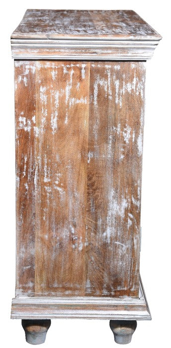 Village Wooden Carved Cabinet