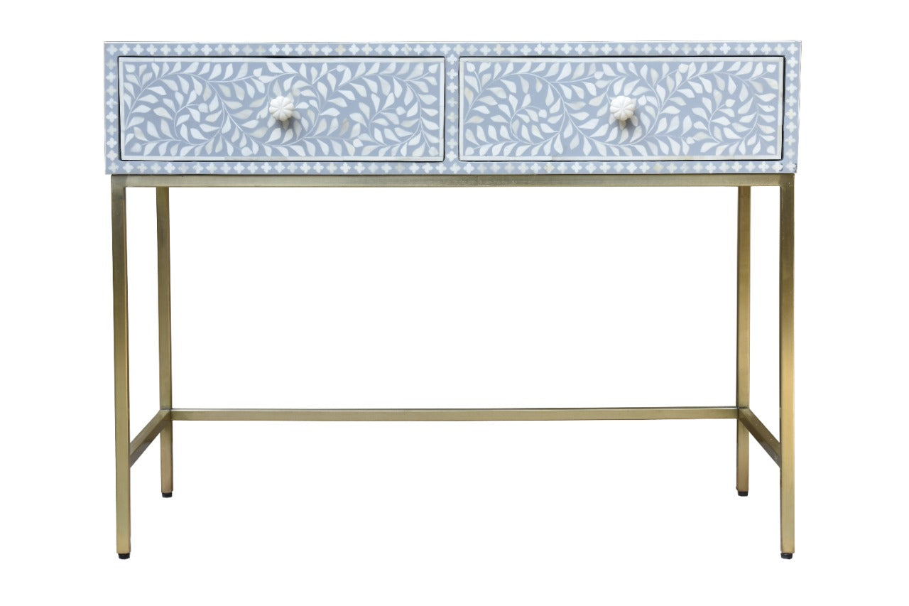 Evie Bone Inlay Console Table