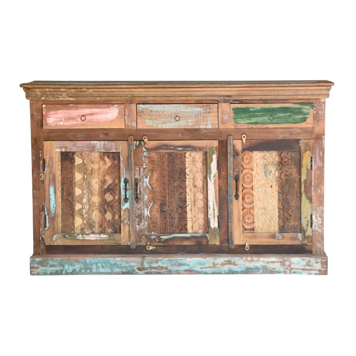 Lofuh Hand Carved Wooden Buffet