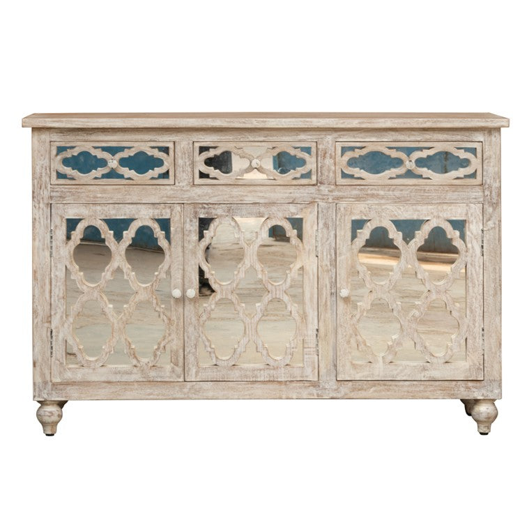 Lee Hand Carved Wooden Sideboard