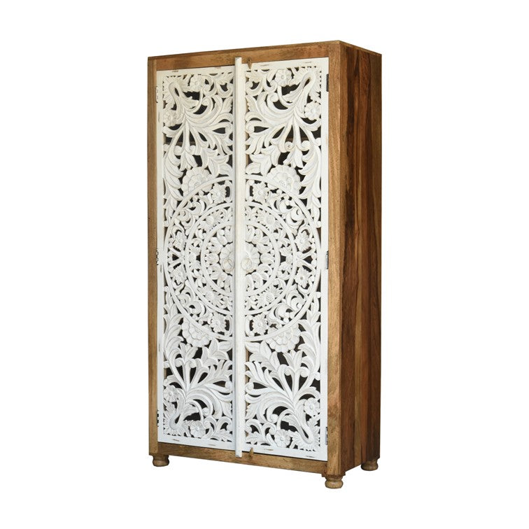 James Hand Carved Almirah