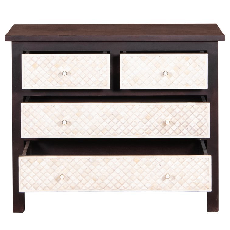 Ryan Wooden Carved Chest of drawer