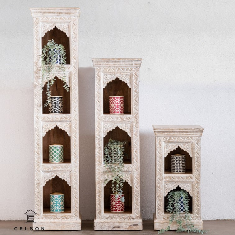 Dev Carved Bookshelf