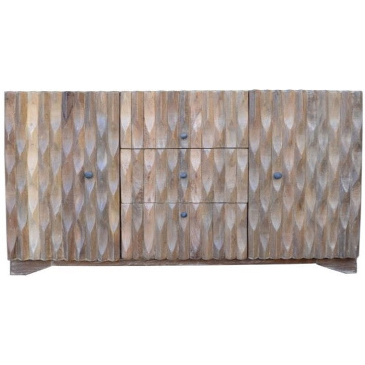 Ken Hand Carved Wooden SideBoard