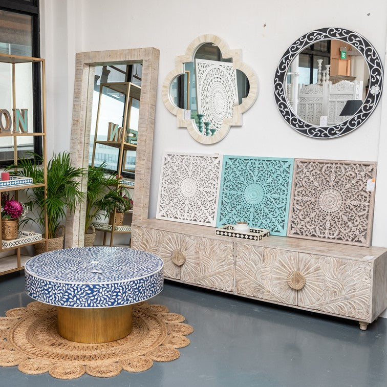 Irina Bone Inlay Mirror