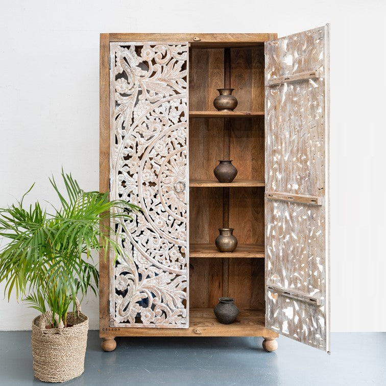 Rory Hand Carved Almirah