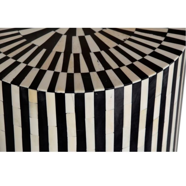 Eli Bone Inlay Stool