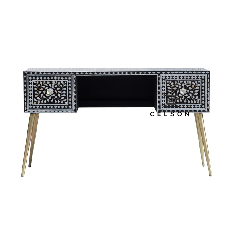 Marie Mother of Pearl Inlay Study Table