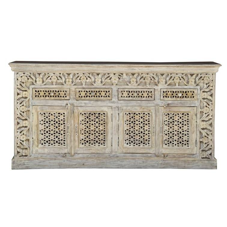Ridhi Hand Carved Wooden Sideboard