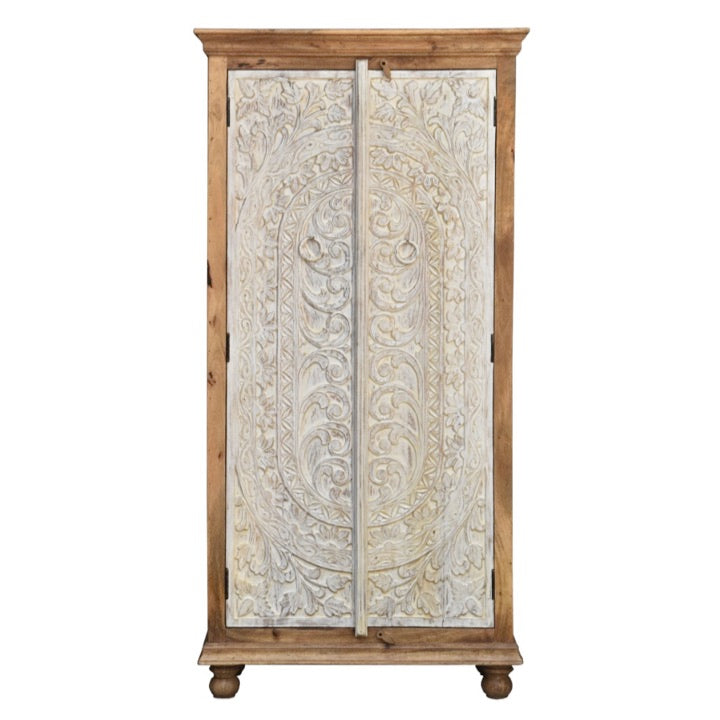 Darple Hand Carved Almirah