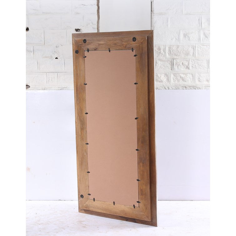 Neesa Hand Carved Wooden Mirror