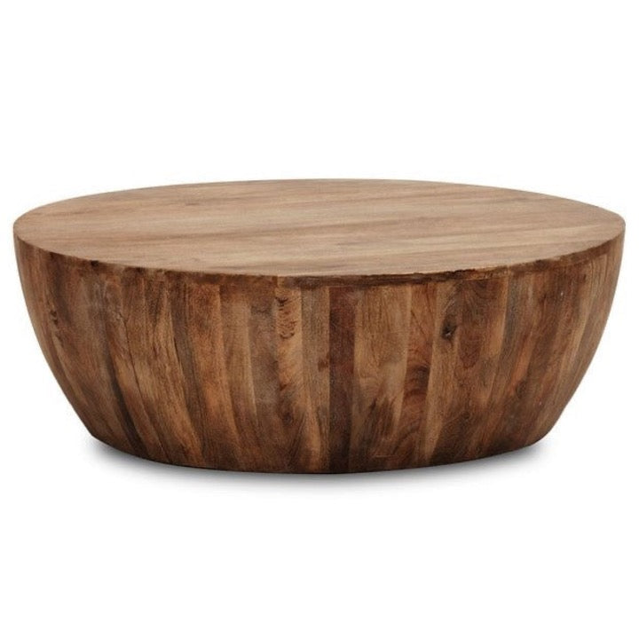 Rolleston Wooden Drum Coffee Table