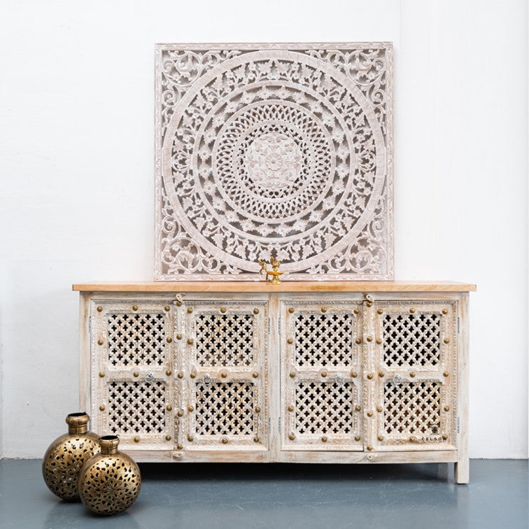 Zia Hand Crafted Wooden Sideboard