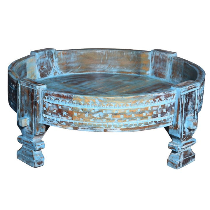 Emma Wooden Chakki Coffee Table