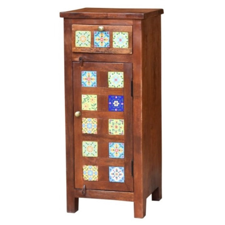 Shum Carved Tile Chest