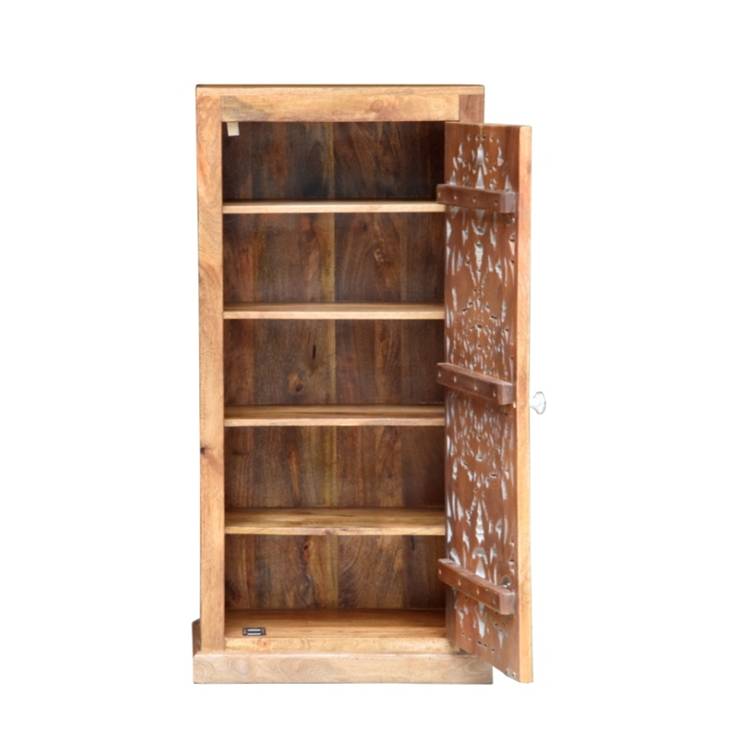 Sam Hand Carved Wooden Shoe Cabinet
