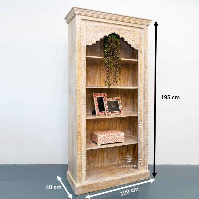 Nall Carved Bookshelf