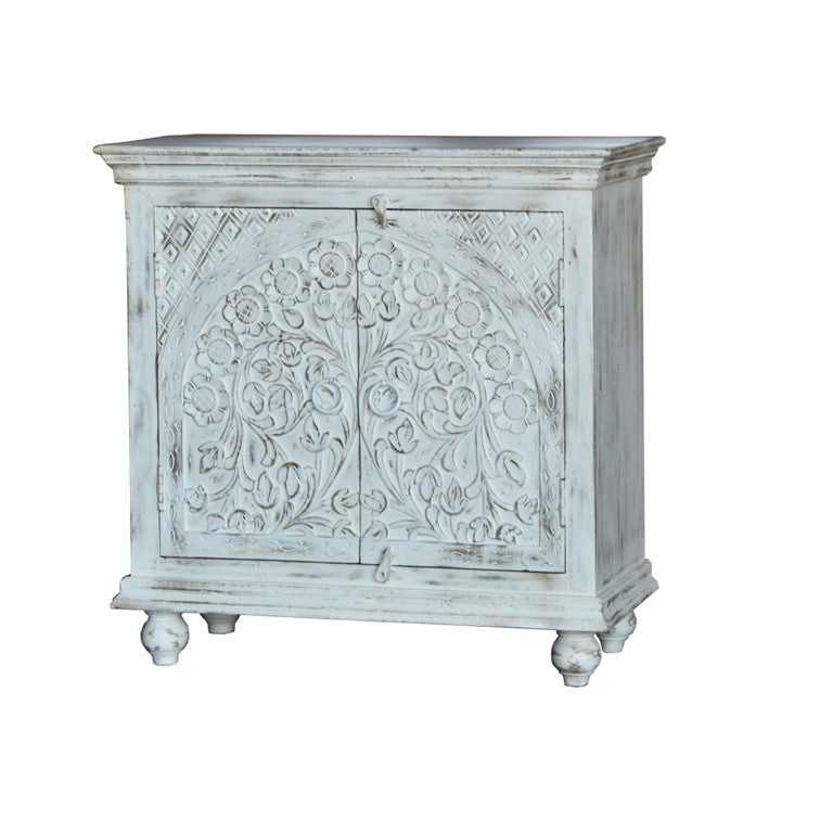 Tara Carved Wooden Cabinet