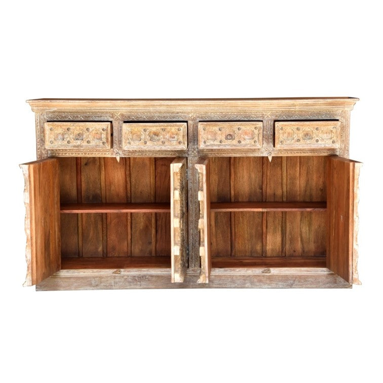 Melly Hand Carved Wooden Buffet