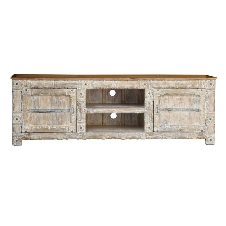 Connie Hand Carved Wooden TV Cabinet