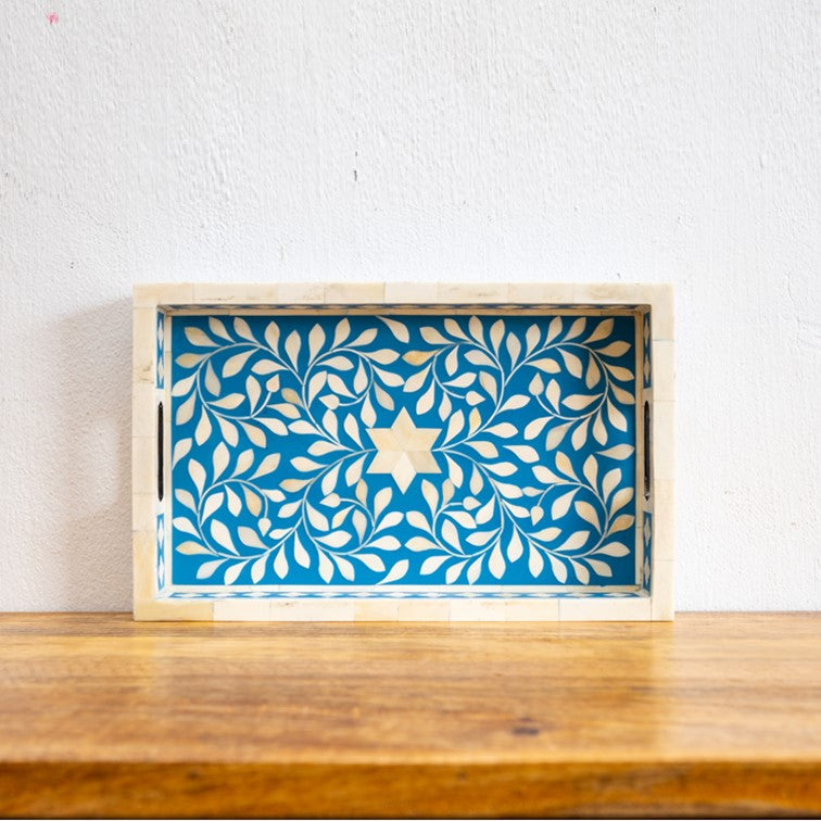 Poorva Bone Inlay Tray