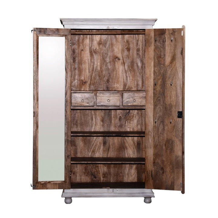 Rivia Hand Carved Almirah