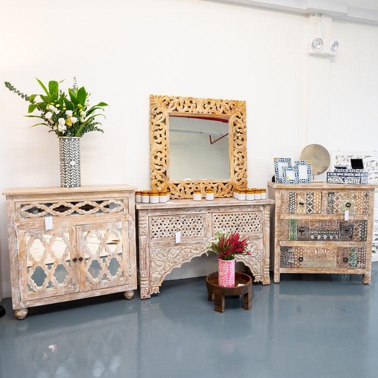 Josh Carved Chest of Drawer