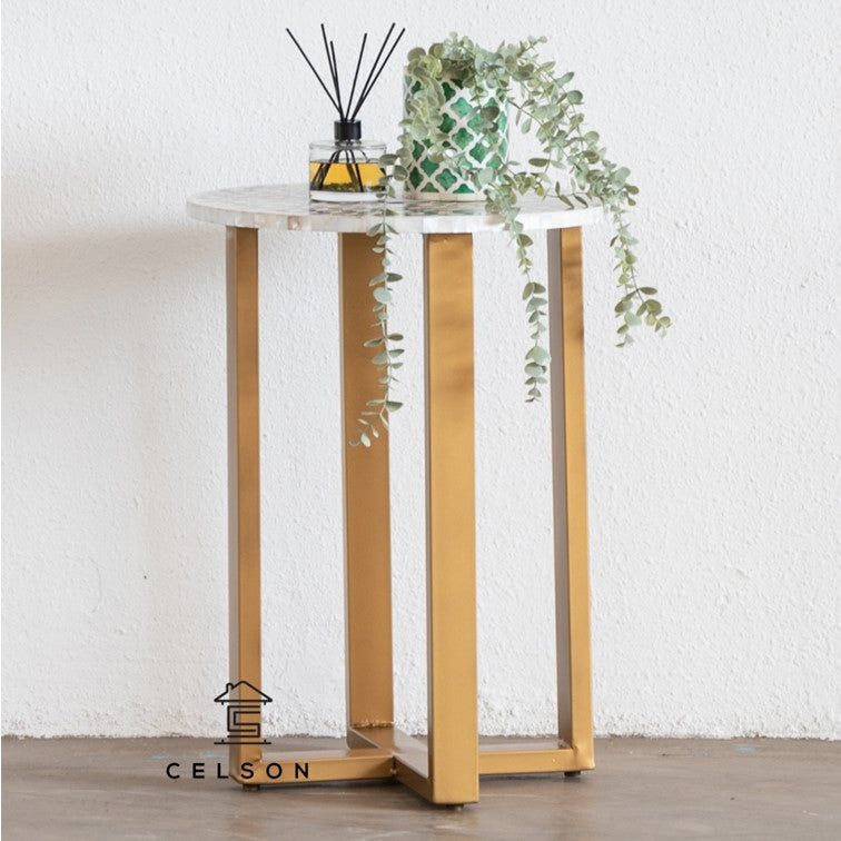 Vanson Mother of Pearl Inlay Stool