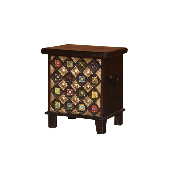 Adele Brass & Tile Trunk